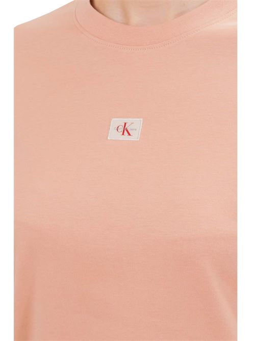 T-shirt in jersey regular salmone Calvin Klein Jeans | J20J225084TGW